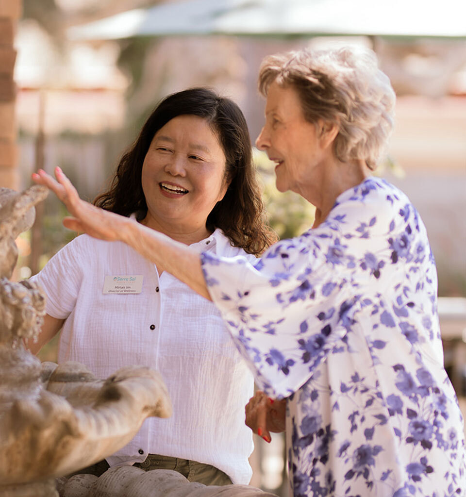 Staff and residents community interaction